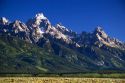 The Grand Teton Mountains in Wyoming.