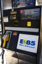 An ethanol gasoline pump and gas prices at a Stinker Station in Boise, Idaho.