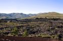 Landscape view of Craters of The Moon National Monument in Idaho.
