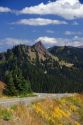 A view of Elk Mountain taken from Hurricane Ridge in Olympic National Park, Washington.