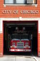 City of Chicago Fire Department station in Chinatown, Illinois.