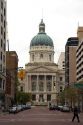 The Indiana State Capitol Building in Indianapolis.