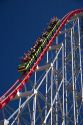 The Mamba roller coaster at Worlds of Fun in Kansas City, Missouri.