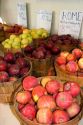 A variety of apples at a farmers market in Canyon County, Idaho.