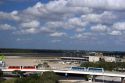 Monorail at the Tampa International Airport, Tampa, Florida.