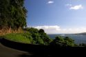A view of the pacific ocean from the island of Maui, Hawaii along the road to Hana.
