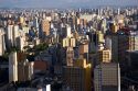 A view of Sao Paulo from atop the Edificio Italia building, Brazil.