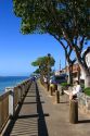 Ocean view from Front Street in Lahaina on the island of Maui, Hawaii.
