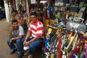 Street vendors selling tools in Manaus, Brazil.