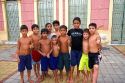 A group of Brazilian boys in Manaus, Brazil.