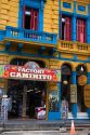 Colorful store front in the La Boca area of Buenos Aires, Argentina.