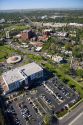 Aerial view of the Idaho Elks Rehabilitation Hospital and St. Luke's Boise Regional Medical Center, Idaho.
