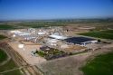 Aerial view of the Simplot potato processing plant in Caldwell, Idaho.
