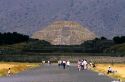 Pyramid of the Moon at Teotihuacan, Mexico.
