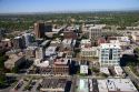 Aerial view of downtown Boise, Idaho.
