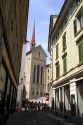 A walking street in Zurich, Switzerland.switzerland, swiss, europe, european, travel, tourism, swiss alps, alps, alpine, zurich, walking street, pedestrian