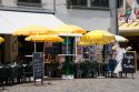 Sidewalk cafe in Zurich, Switzerland.switzerland, swiss, europe, european, travel, tourism, swiss alps, alps, alpine, zurich, sidewalk cafe, cafe, outdoor cafe, restaurant, business