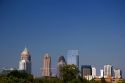 A view of the skyline in Atlanta, Georgia.