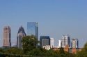 A view of the skyline in Atlanta, Georgia.