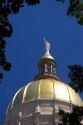 The gold leaf dome and Miss Freedom atop the Georgia State Capitol building in Atlanta.