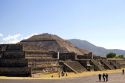 Pyramid of the Moon at Teotihuacan in the State of Mexico, Mexico.
