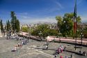 A view of Mexico City from Chapultepec Castle, Mexico.