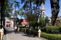 Cathedral grounds at Cuernavaca in the State of Morelos, Mexico.