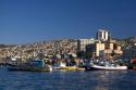 The Port and city of Valparaiso, Chile.