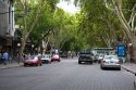 Street scene in Mendoza, Argentina.