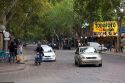 Street scene in Mendoza, Argentina.