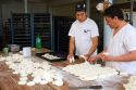 Bakers make biscuits at the Panaderia Union in Tolhuin, Tierra del Fuego, Argentina.