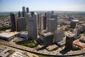 Aerial view of downtown Houston, Texas.