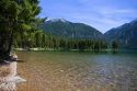 Holland Lake in the Flathead National Forest near Condon, Montana.