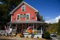 The Country Corner general store located in Davisville, New Hampshire, USA.