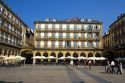 The Plaza de la Constitucion in the city of Donostia-San Sebastian, Guipuzcoa, Basque Country, Northern Spain.