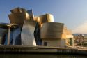 The Guggenheim Museum in the city of Bilbao, Biscay, Basque Country, northern Spain.