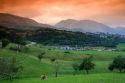 Rural farmland near the parish of Panes, Penamellera Baja, Asturias, northwestern Spain.