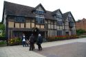 Tourists visit William Shakespeare's birthplace in the market town of Stratford-upon-Avon, Warwickshire, England.