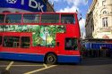 Double decker bus in London, England.