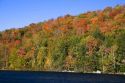 Fall foliage at Russell Pond in the White Mountain National Forest, Grafton County, New Hampshire, USA.