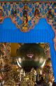 Sphere depicting the Divine Eye inside the Tay Ninh Holy See in Tay Ninh, Vietnam.
