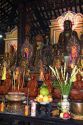Buddha display in the Giac Lam Pagoda Buddhist temple in Ho Chi Minh City, Vietnam.