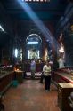 Interior of the Jade Emperor Pagoda Buddhist temple in Ho Chi Minh City, Vietnam.