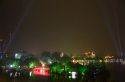 Night view of Hoan Kiem Lake and the Huc Bridge in Hanoi, Vietnam.