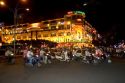 Street scenes at night in Ho Chi Minh City, Vietnam.