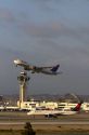 Delta Boeing 767 in taking off from LAX in Los Angeles, California, USA.