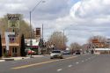 Historic U.S. Route 66 through the town of Seligman, Arizona, USA.