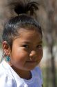 Portrait of a young Navajo Indian girl from Arizona, USA. MR