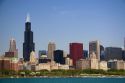 Skyline of Chicago, Illinois, USA.