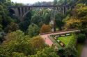 The Adolphe Bridge in Luxembourg City, Luxembourg.